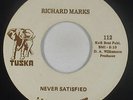 Funk/Crossover Soul 45 - Richard Marks - Never Satisfied - Tuska - VG+ mp3 rare