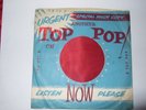 URGENT TOP POP SPECIAL RUSH COPY BEATLES DEMO 45 SLEEVE.
