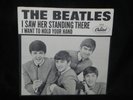 BEATLES I SAW HER STANDING THERE CAPITOL 5112 PICTURE SLEEVE WITH 45 NEAR MINT