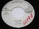 ELVIS PRESLEY   White Label Promo   OLD SHEP  CR-15