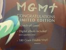 MGMT Congratulations SEALED 180 gram scratch off limited ed vinyl 2 x LP