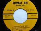 TORNADOS 45 Love in your life / Genie in the jug BUMBLE BEE Doowop PJ139