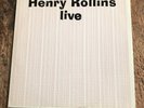 HENRY ROLLINS/GORE - LIVE - AMERICAN/NETHERLANDS PUNK HARDCORE - BLACK FLAG  -
