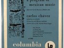 CARLOS CHAVEZ-A PROGRAM OF MEXICAN MUSIC-ANDY WARHOL ART JACKET