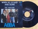 ABBA - When All Is Said And Done / The Visitors - RARE MEXICO PROMO 45