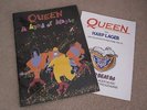 QUEEN  :  A KIND OF MAGIC  -  1986 UK CONCERT TOUR PROGRAMME  +  POSTER FLYER