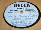George Formby UK Decca Acetate Cleaning Windows 1940