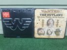 Waylon Jennings...black on black..wanted: the outlaws...vinyl lp record...nm..sh