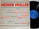 Heiner Müller -Zement- LP Litera Records ?(8 65 207)