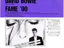 DAVID BOWIE - FAME '90 / SPACE ODDITY - VERY RARE  JAPAN PROMO 45'PS
