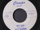 FATS DIAMOND: Hey  Baby / Be Not Afraid 45 Hear  (Texas, good cover) Soul