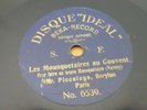 PICCALUGA les mousquetaires au couvent  / DISQUE IDEAL