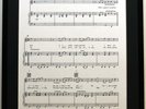 GEORGE MICHAEL / FRAMED SONGSHEET / FAITH (CAN BE PERSONALISED)