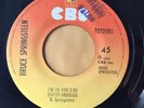 BRUCE SPRINGSTEEN - Cover Me / I'm On Fire - COSTA RICA INDICA 45 PROMO