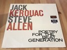 JACK KEROUAC STEVE ALLEN POETRY FOR BEAT GENERATION LIMITED COLORED VINYL LP