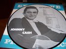 JOHNNY CASH PICTURE DISC FROM DENMARK-GET RHYTHM-LP-NM-HEY PORTER