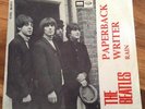 THE BEATLES *PAPERBACK WRITER/RAIN* 1966 SPANISH ODEON 45 DSOL 66.073 1st Press