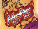 HSAS Through the Fire VINYL Neal Schon & Kenny Aaronson Journey Autograph SIGNED