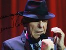 AUTHENTIC RARE SIGNED LEONARD COHEN 12 X 8 PHOTO...REAL SIGNATURE..COA...