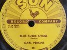 Carl Perkins 1950's Sun Record 78 Rpm BLUE SUEDE SHOES /HONEY DON'T #234