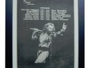 JETHRO TULL+War Child+TOUR+RARE+ORIGINAL 1974 POSTER AD+FRAMED+FAST GLOBAL SHIP