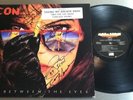 ICON Right Between The Eyes LP AUTOGRAPHED PROMO COPY 1989 Megaforce Records