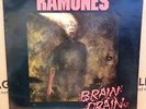 RAMONES BRAIN DRAIN OG UK 1989 CHRYSALIS RECORDS LP CHR 1725-2 + INNER