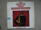 UK ATLANTIC LP ORNETTE COLEMAN THE SHAPE OF JAZZ TO COME G/VG