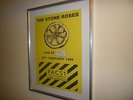 RARE Stone Roses Metal Promotional Sign - Hacienda Gig 1989 -excellent condition