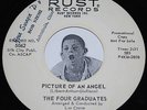 Doo Wop 45 THE FOUR GRADUATES Picture Of An Angel /A Lovely Way Rust CLEAN Vinyl