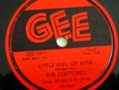 THE CLEFTONES DOO WOP 78 RPM LITTLE GIRL OF MINE/YOU'RE DRIVING ME MAD