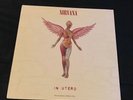 Nirvana In Utero First Pressing Clear Blue Vinyl /15000 G/VG 1993 W/ Lyrics Kurt