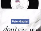 PETER GABRIEL KATE BUSH - Don't Give Up - In Your Eyes  POSTER SLEEVE  LTD ED NM