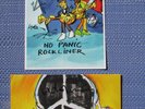 UDO LINDENBERG 2 ORIGINAL AUTOGRAMME ROCKLINER + GIVE PEACE A CHANCE