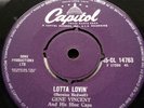 GENE VINCENT - 'LOTTA LOVIN' 1957 CAPITOL VG+