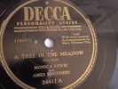 Monica Lewis - 78rpm single 10-inch – Decca #24411 A Tree In The Meadow