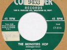 BERT CONVY Monsters Hop / Gorilla CONTENDER 45 Halloween rockabilly VG++ 7”