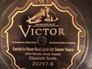Victor 20297 Elizabeth Smith NO SOONER Blues 1926 EE-78 rpm