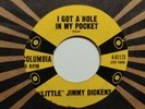 45 RPM  Little Jimmy Dickens COLUMBIA 41173 I Got A Hole In My Pocket  VG+