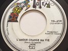 MODERN SOUL Jade LOVE'S GONNA CHANGE Totem 45 very rare French version Canadian