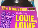 The Kingsmen In Person Vinyl LP Louie Wand 657 EX 1964 Garage Rock & Roll