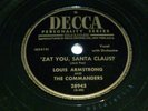 Louis Armstrong - Zat You, Santa Claus? / Cool Yule - Decca - 28943
