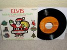 ELVIS PRESLEY Merry Christmas Baby 45 Orig RCA Victor NM w/Picture Sleeve NICE