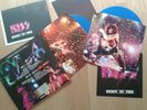 Kiss Demon on Fire Blue Vinyl Lp plus Poster plus Tourbook