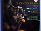 RAY CHARLES GENIUS+SOUL=JAZZ RARE ORIG '61 IMPULSE MONO LP SHRINK w/STICKER MINT