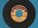 Chuck Edwards And Guitar Morning Train Warm My Heart Duke 45 Record R&B Mambo