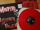 Misfits - Legacy of Brutality LP Original Red Vinyl Press w/Fiend Club Flyer