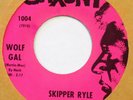 SKIPPER RYLE Wolf Gal SAXONY 45 Halloween rocker w/ female ghoul VG+ 7”