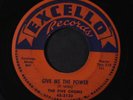 FIVE CHUMS: Give Me The Power / High School Affair 45 Vocal Groups