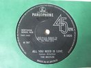 The Beatles - All You Need Is Love 1967 UK 45 PARLOPHONE NO TV REFERENCE